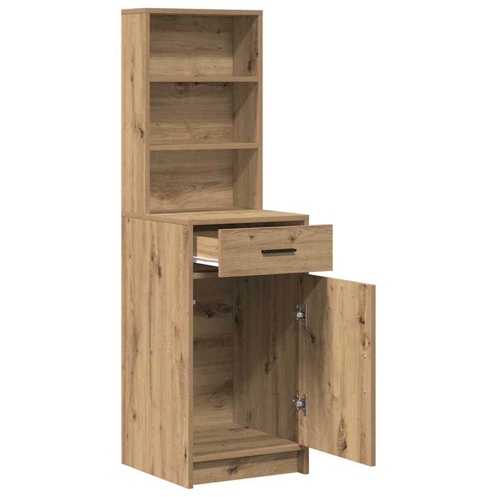 Credenza con cassetto Rovere artigianale 40 x 40,5 x 135 cm