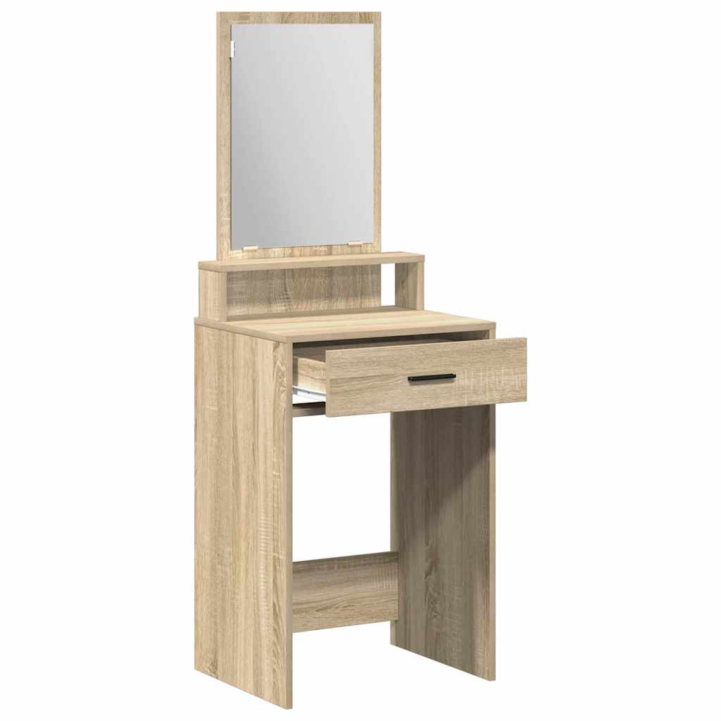 Tavolo da Trucco con cassetto Rovere Sonoma 50 x 41 x 140 cm