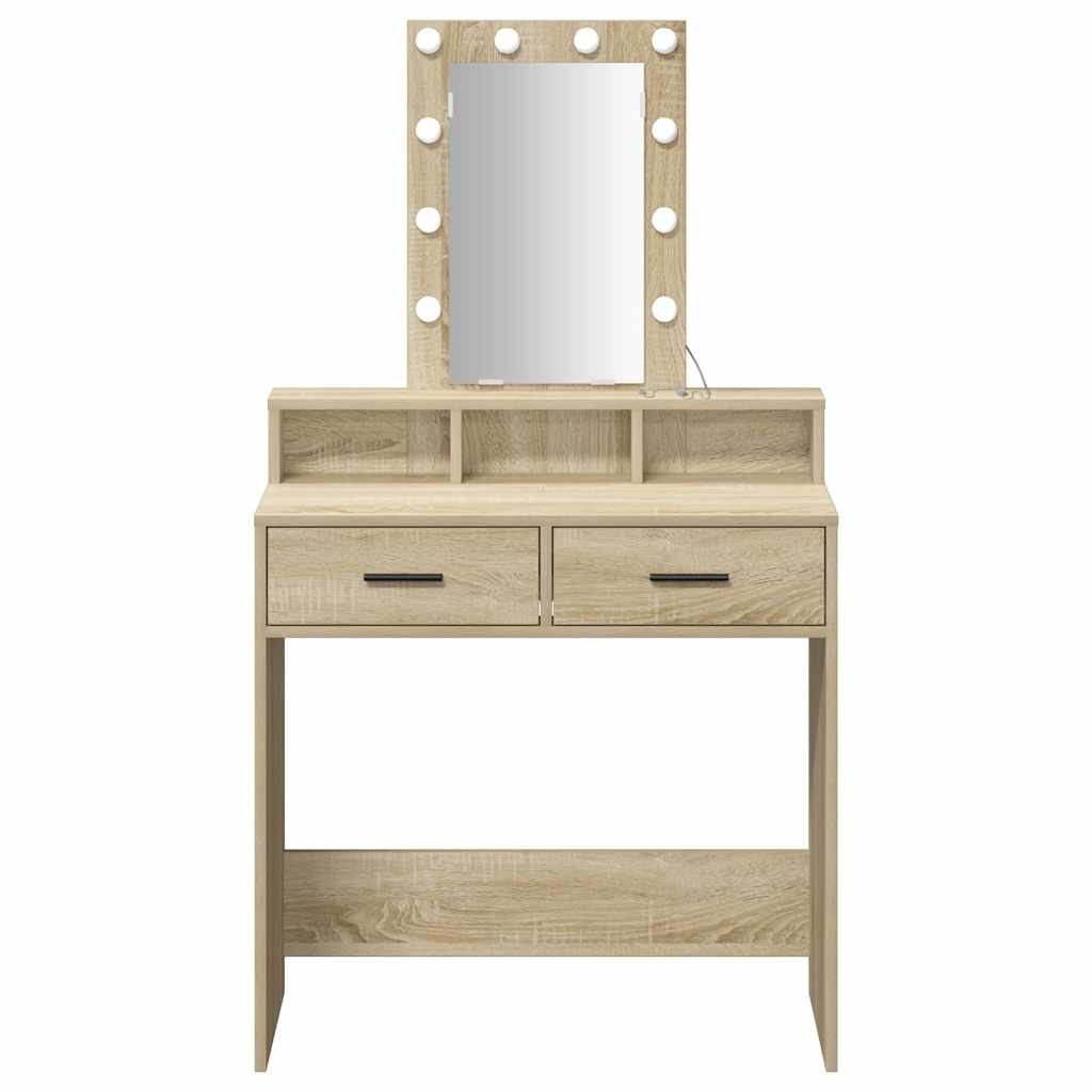 Tavolo da Trucco Marrone 79 x 41 x 140 cm Legno multistrato