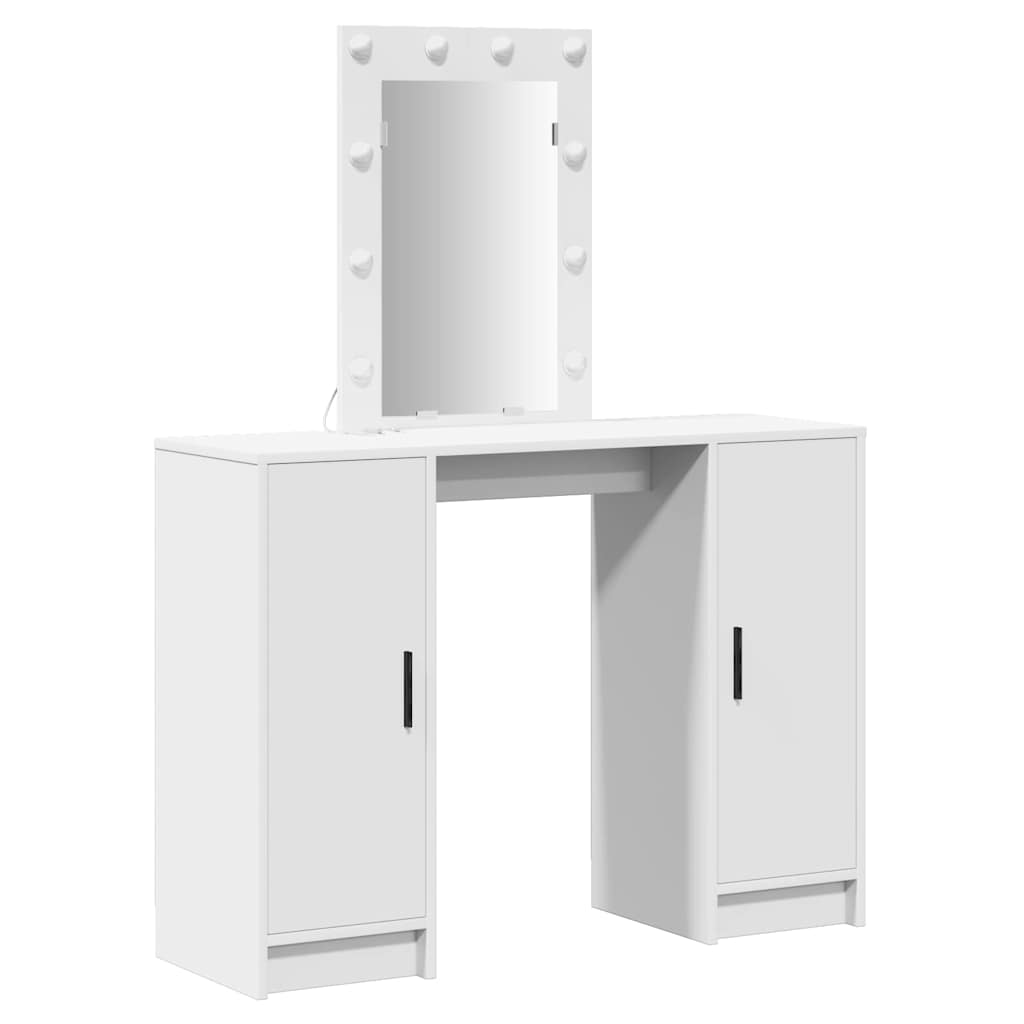 Tavolo da Trucco Bianco 102 x 33 x 135 cm Legno multistrato