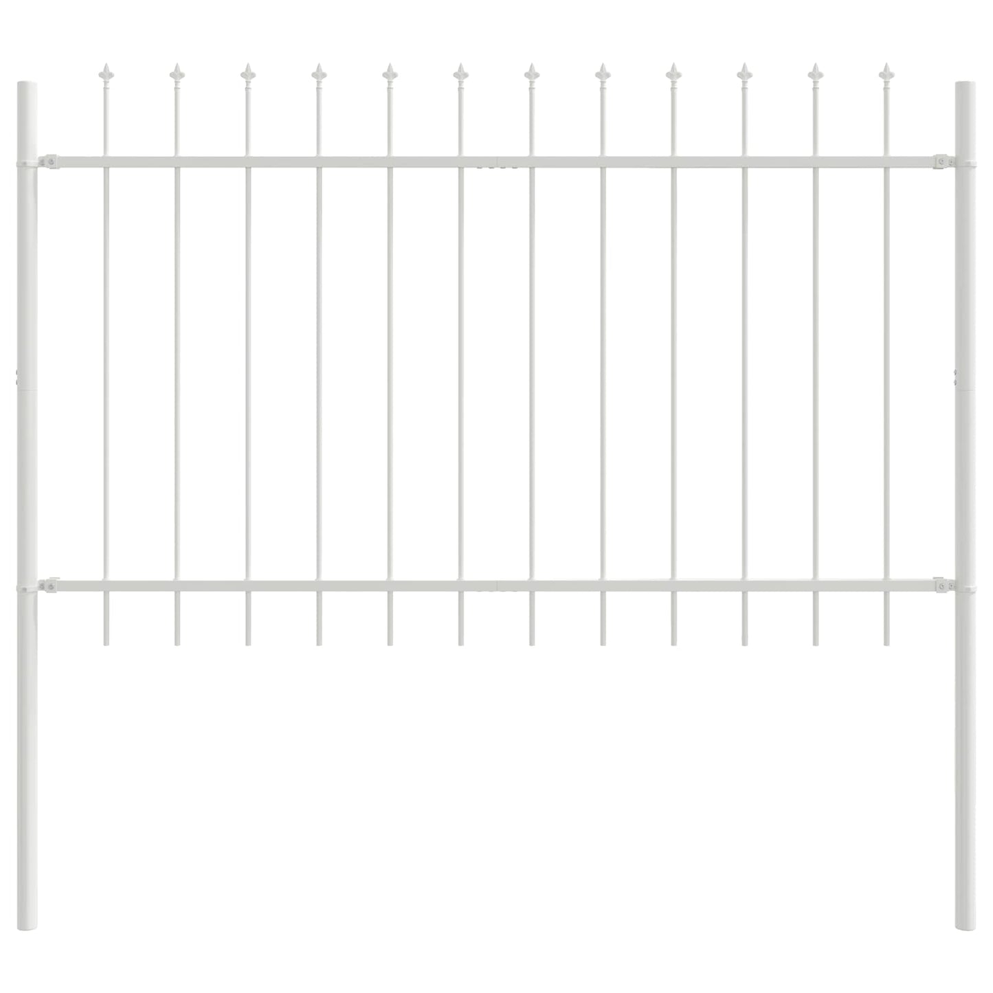 Recinzione per Giardino 7 pcs Bianco 11,9 x 1,2 m