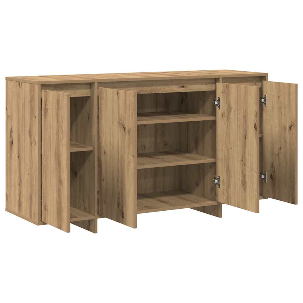 Credenza Rovere artigianale 135 x 41 x 75 cm Legno multistrato