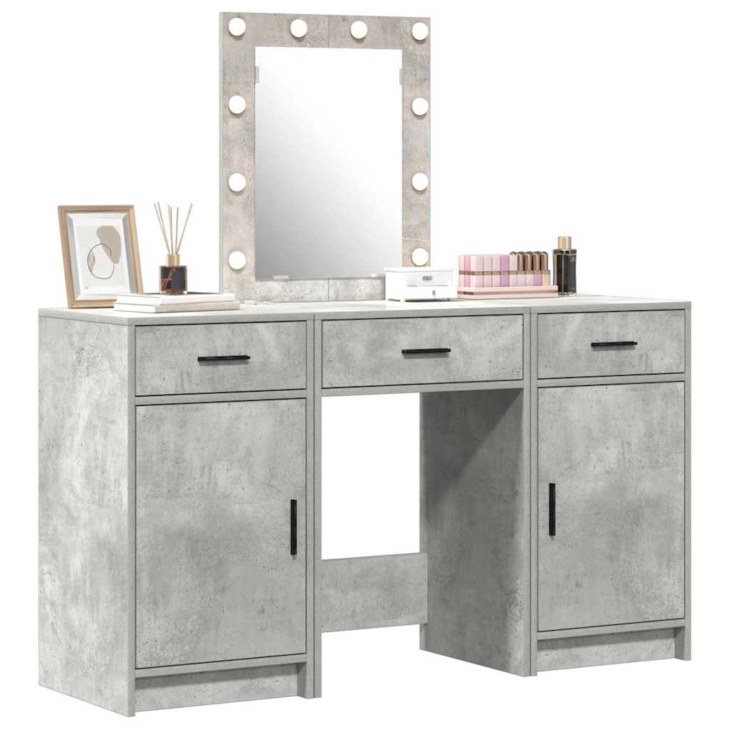 Tavolo da Trucco Grigio 50 x 41 x 135 cm Legno multistrato
