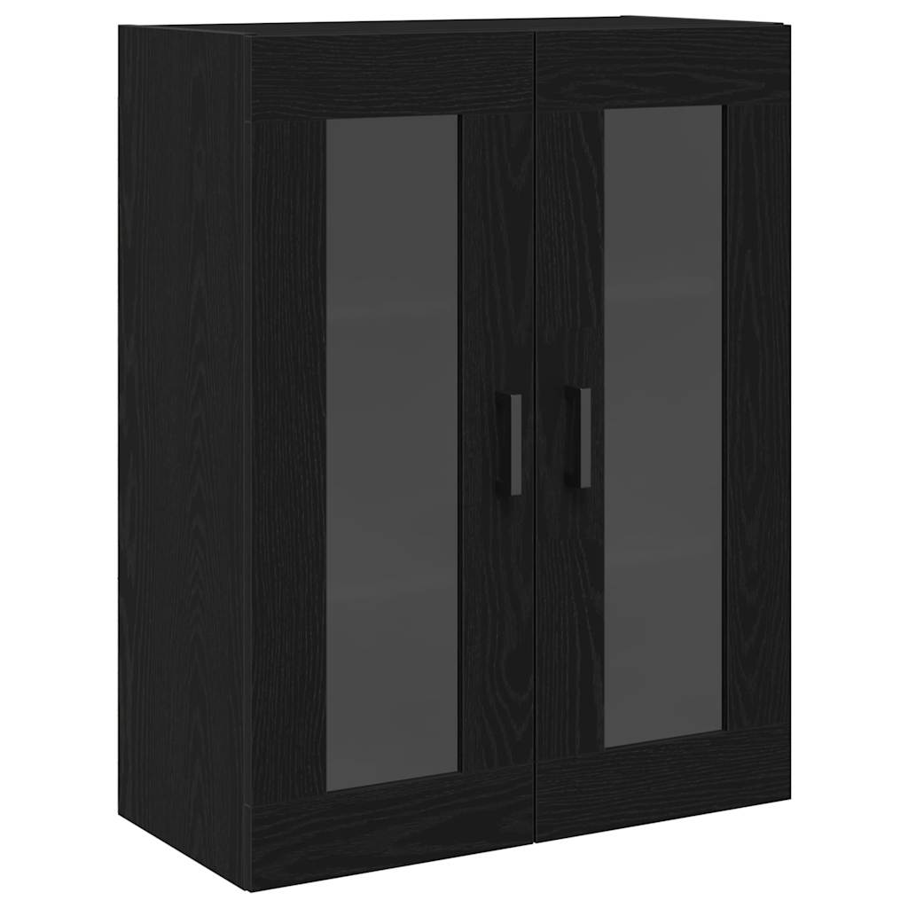 Credenza 2 pcs Rovere nero 69,5 x 34 x 180 cm Legno multistrato