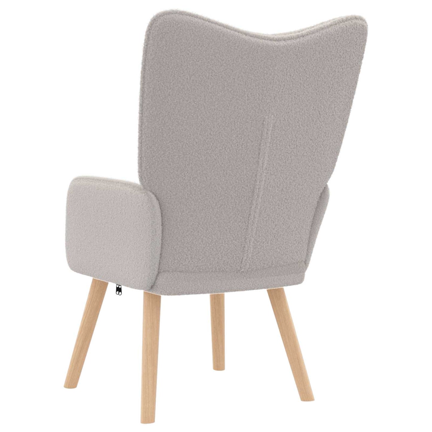 poltrona Grigio chiaro 62 x 67 x 95,5 cm Tessuto Sherpa