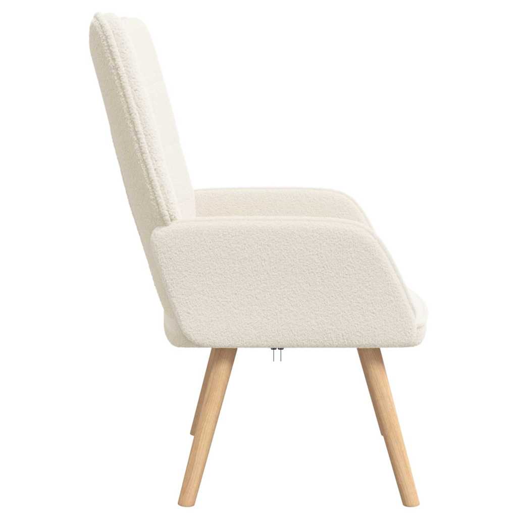 poltrona Crema 62 x 67 x 95,5 cm Tessuto Sherpa