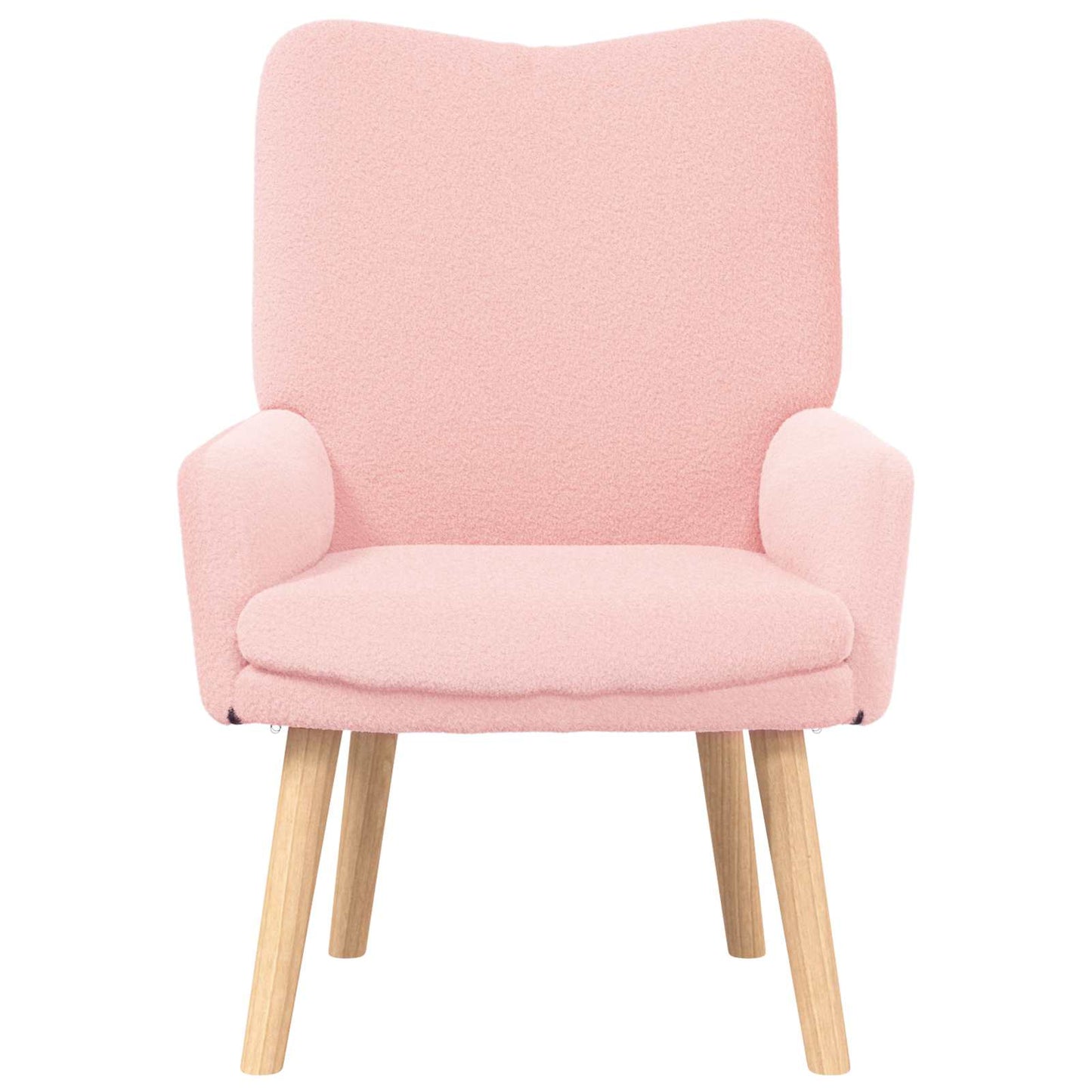poltrona Rosa 63 x 67 x 94 cm Tessuto di Pecora e Plywood