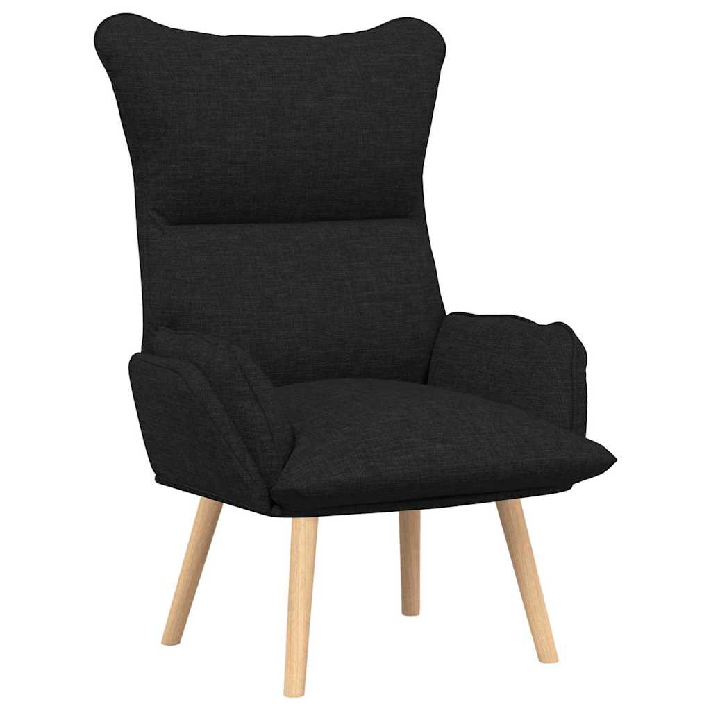 poltrona Nero 69 x 74 x 93 cm Tessuto e compensato