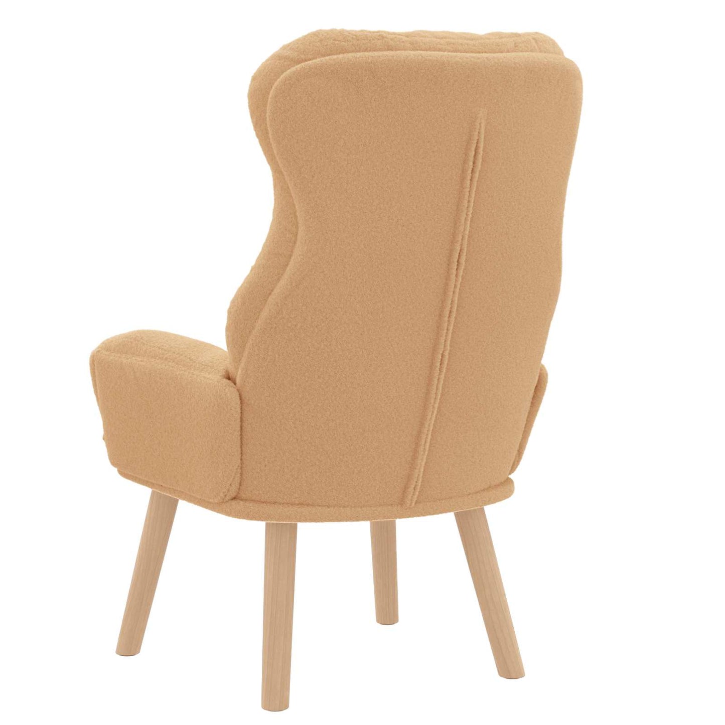 poltrona Beige 69 x 74 x 93 cm Tessuto Sherpa