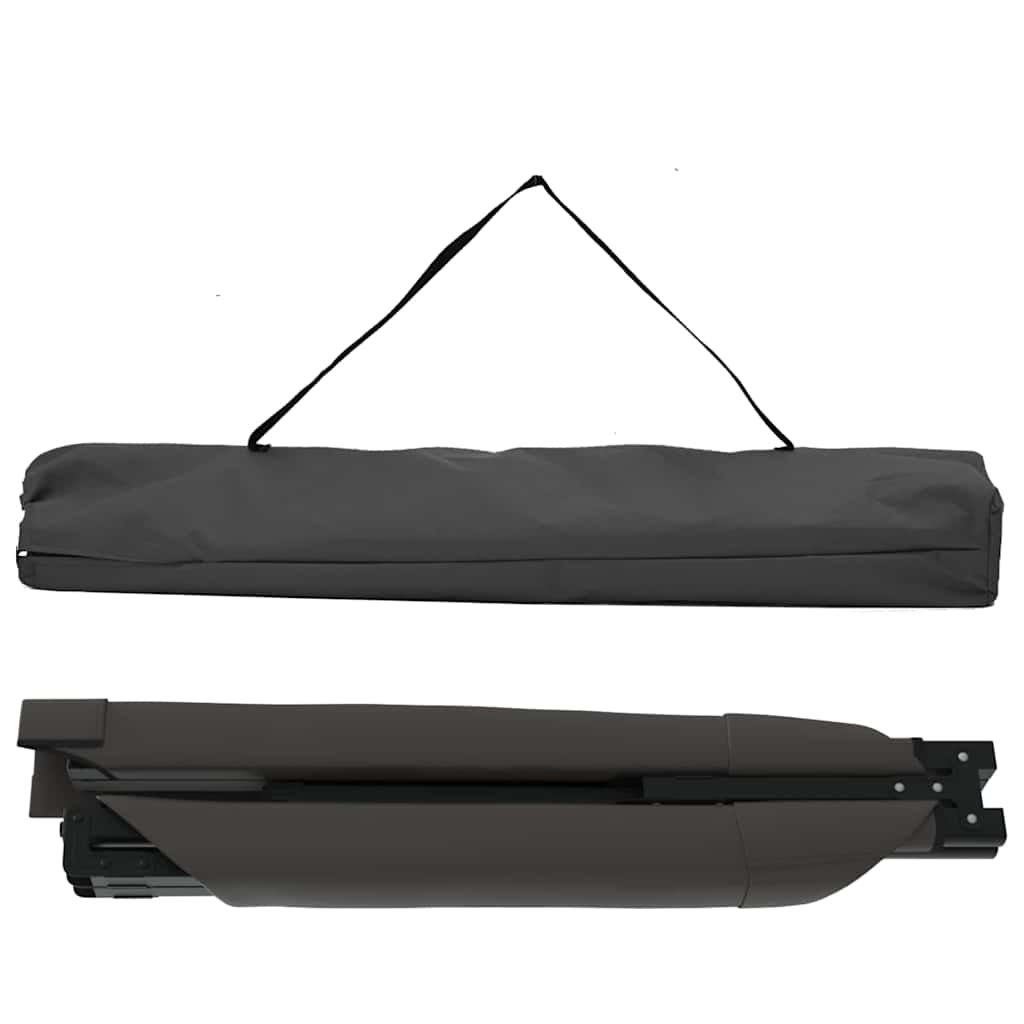 Letto da campeggio pieghevole Nero 193 x 69 x 45 cm