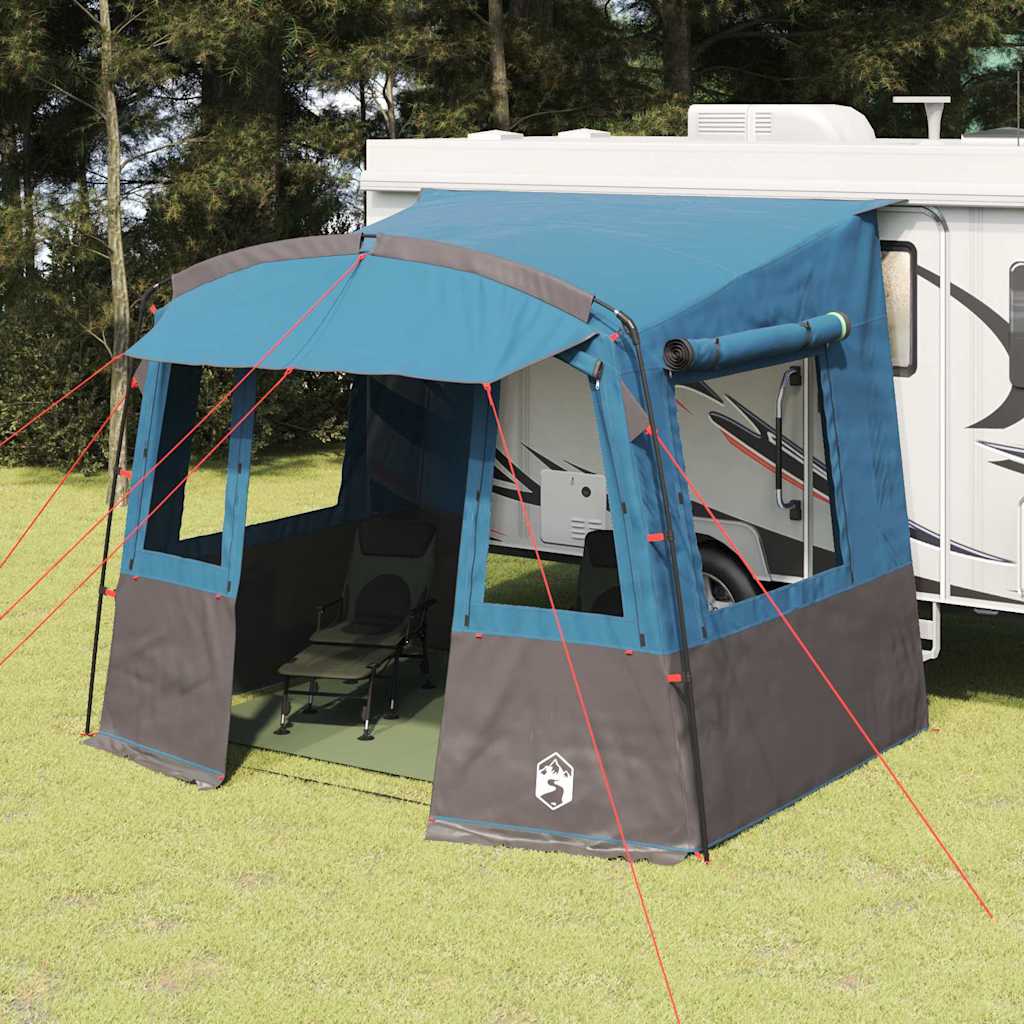 Tenda da Bagagliaio per Caravana Blu 352 x 250 x 240 cm