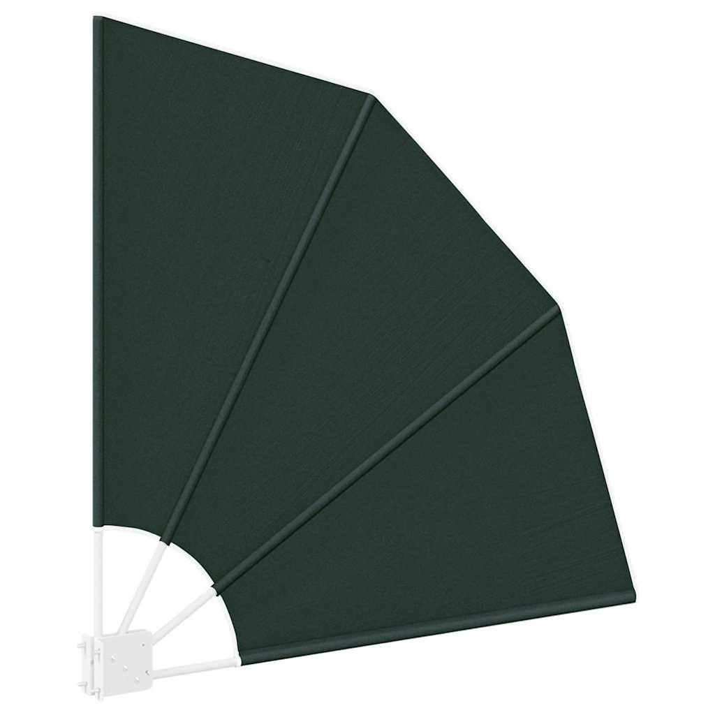 Schermo di Privacy per Balcone Verde Scuro 115 x 115 cm