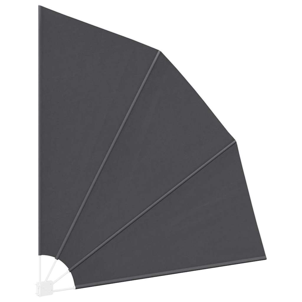 Schermo di Privacy per Balcone Nero 210 x 210 cm Poliestere