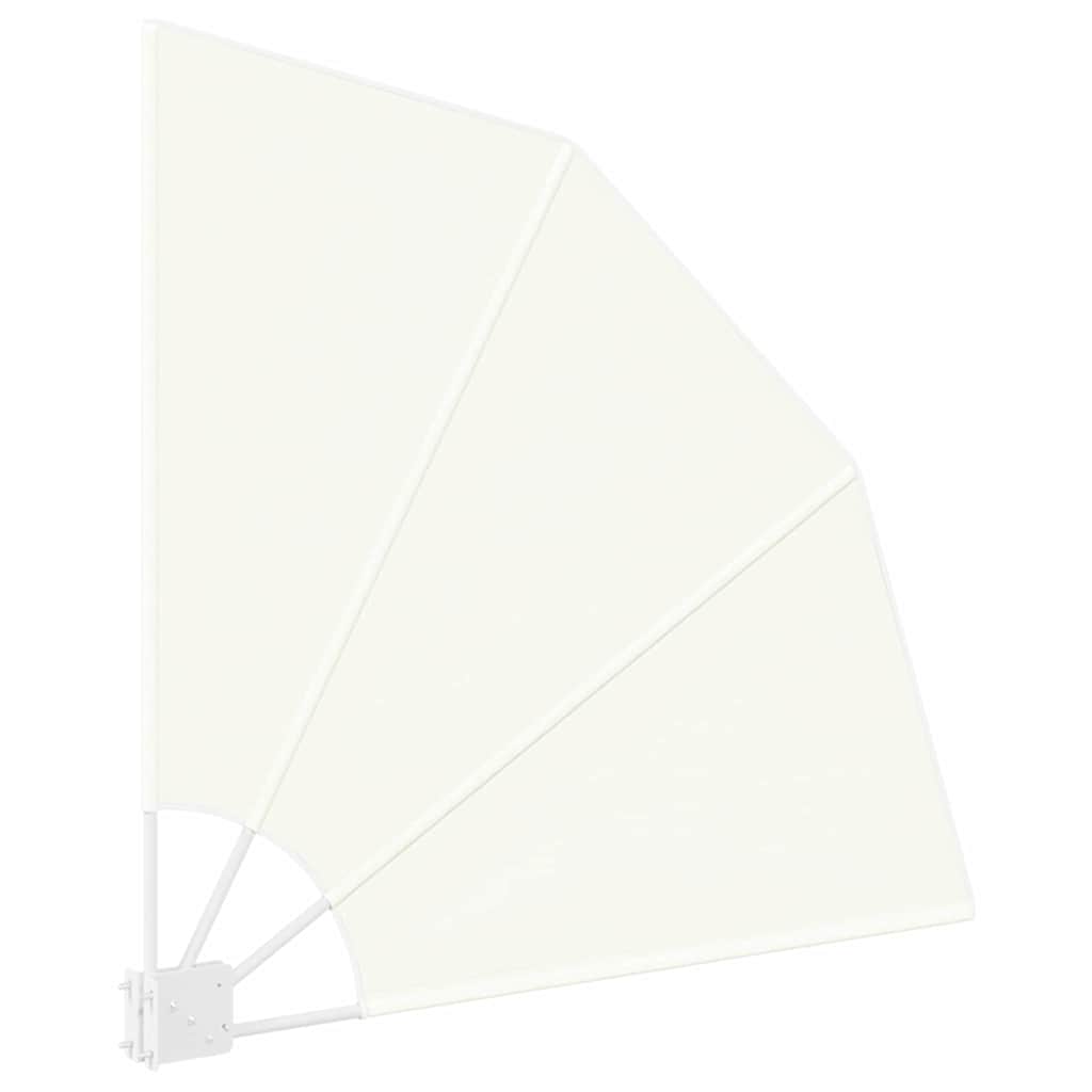 Schermo di Privacy per Balcone Crema 115 x 115 cm Poliestere