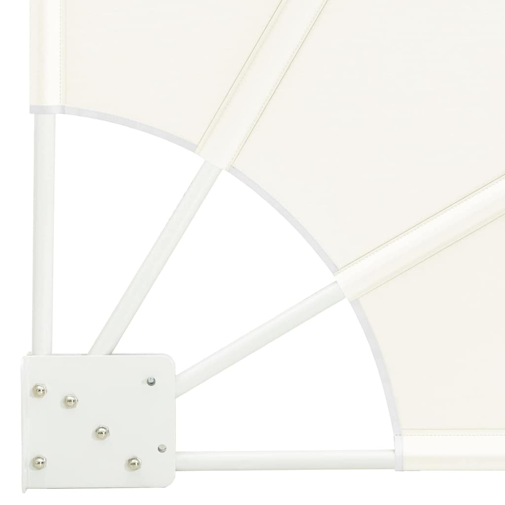 Schermo di Privacy per Balcone Crema 160 x 160 cm Poliestere