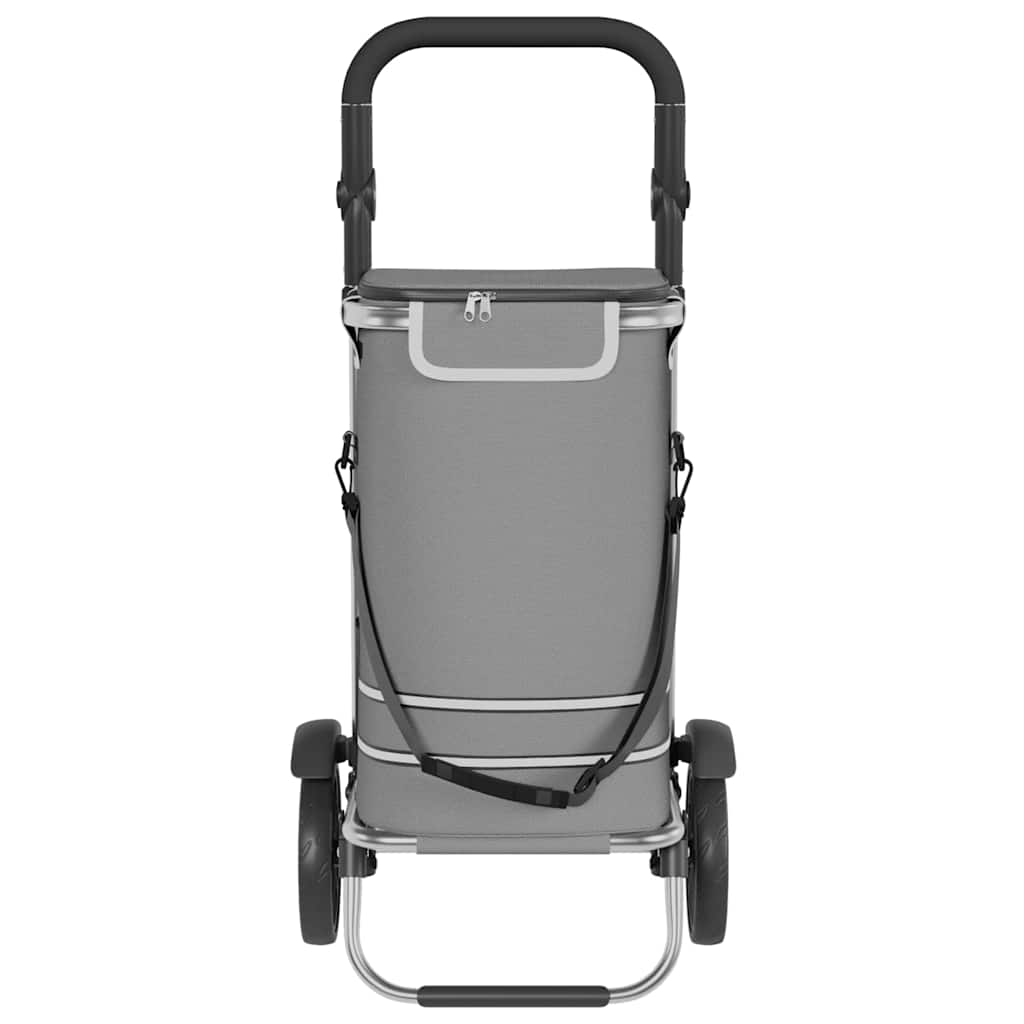 Carrello della spesa Grigio 36,5 x 46,5 x 100,5 cm