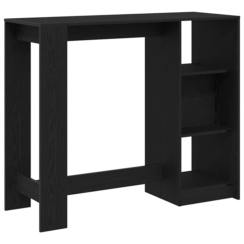 Tavolo da bar Rovere Nero 124 x 46 x 103.5 cm Legno multistrato