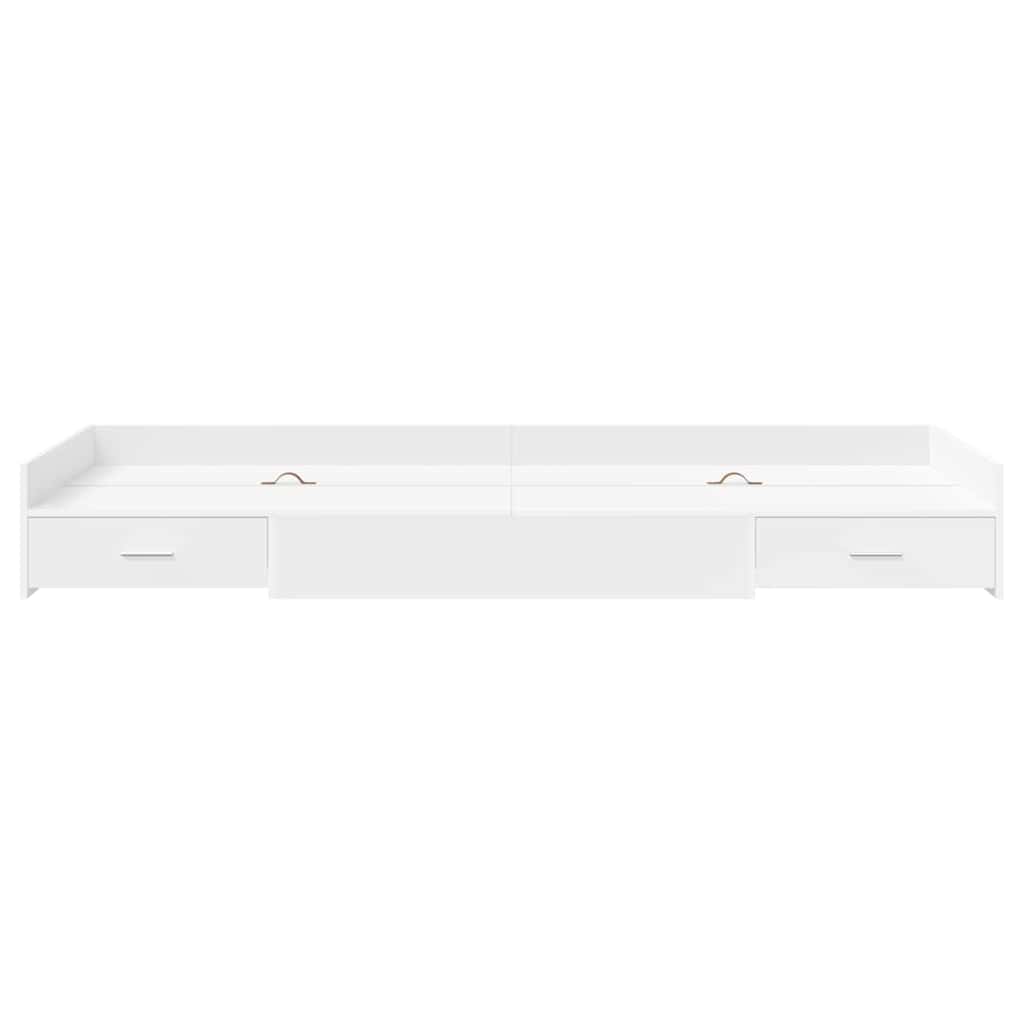 Struttura del letto Bianco 98.5 x 200 cm Legno multistrato
