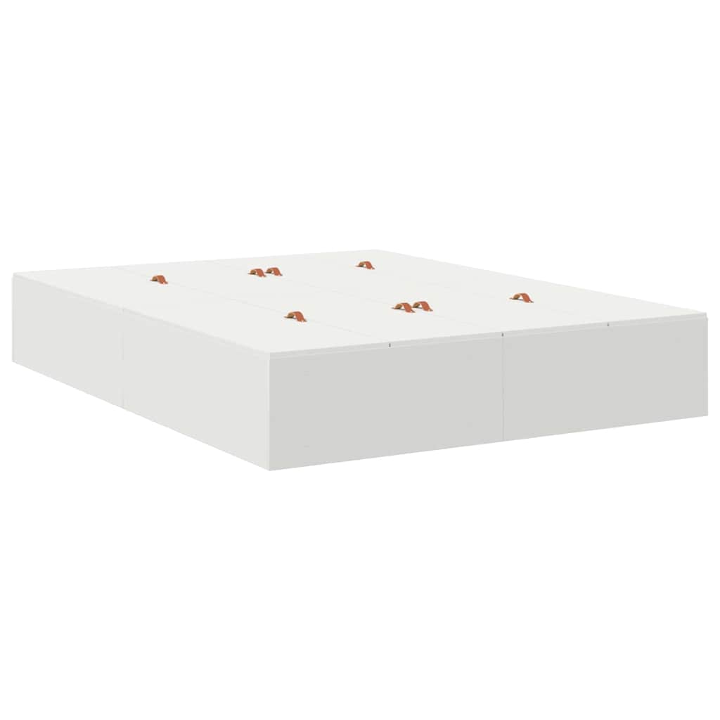 Struttura letto con contenitore Bianco 150 x 200 cm