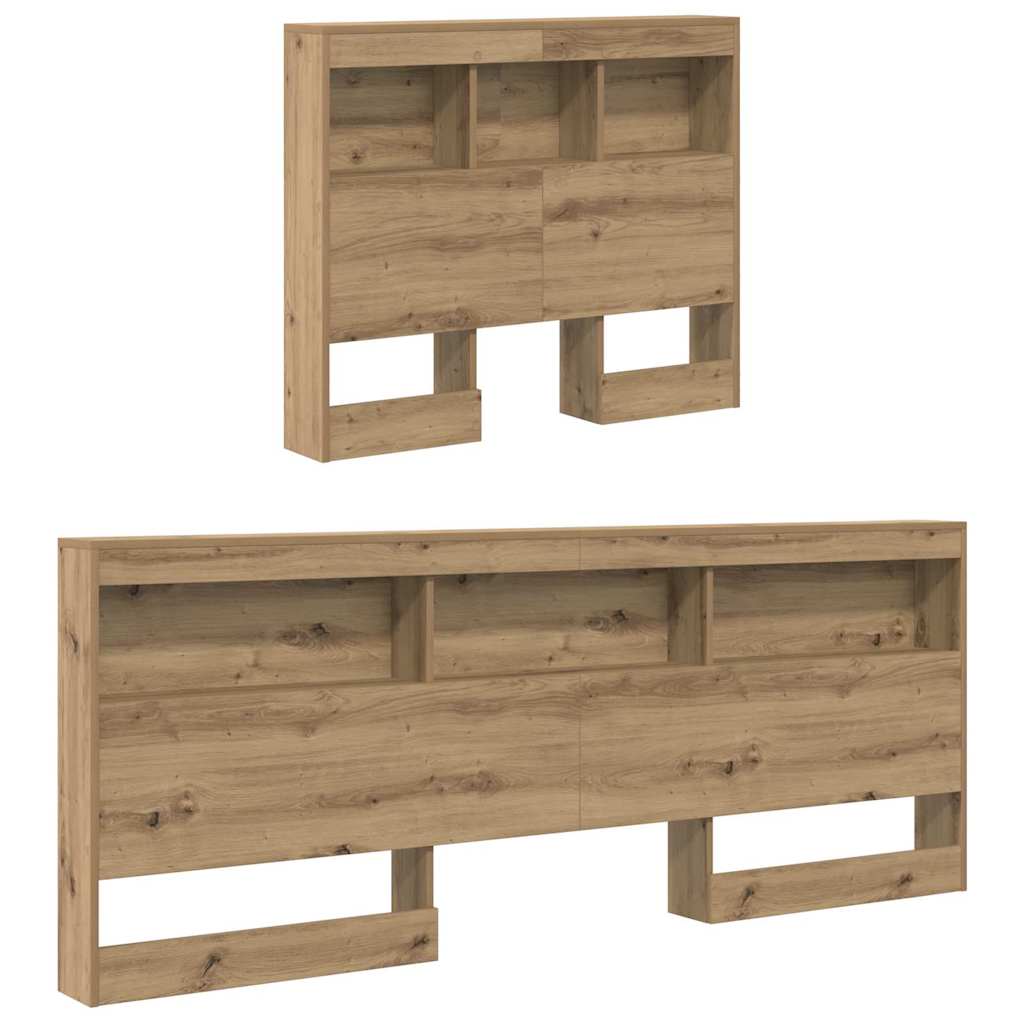 Testata contenitore Rovere artigianale 90 cm Legno multistrato