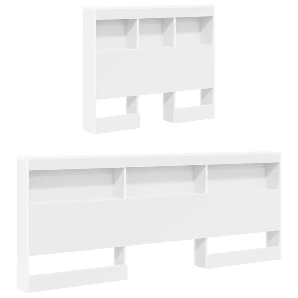 Letto Libreria Bianco 100 x 200 cm Legno multistrato