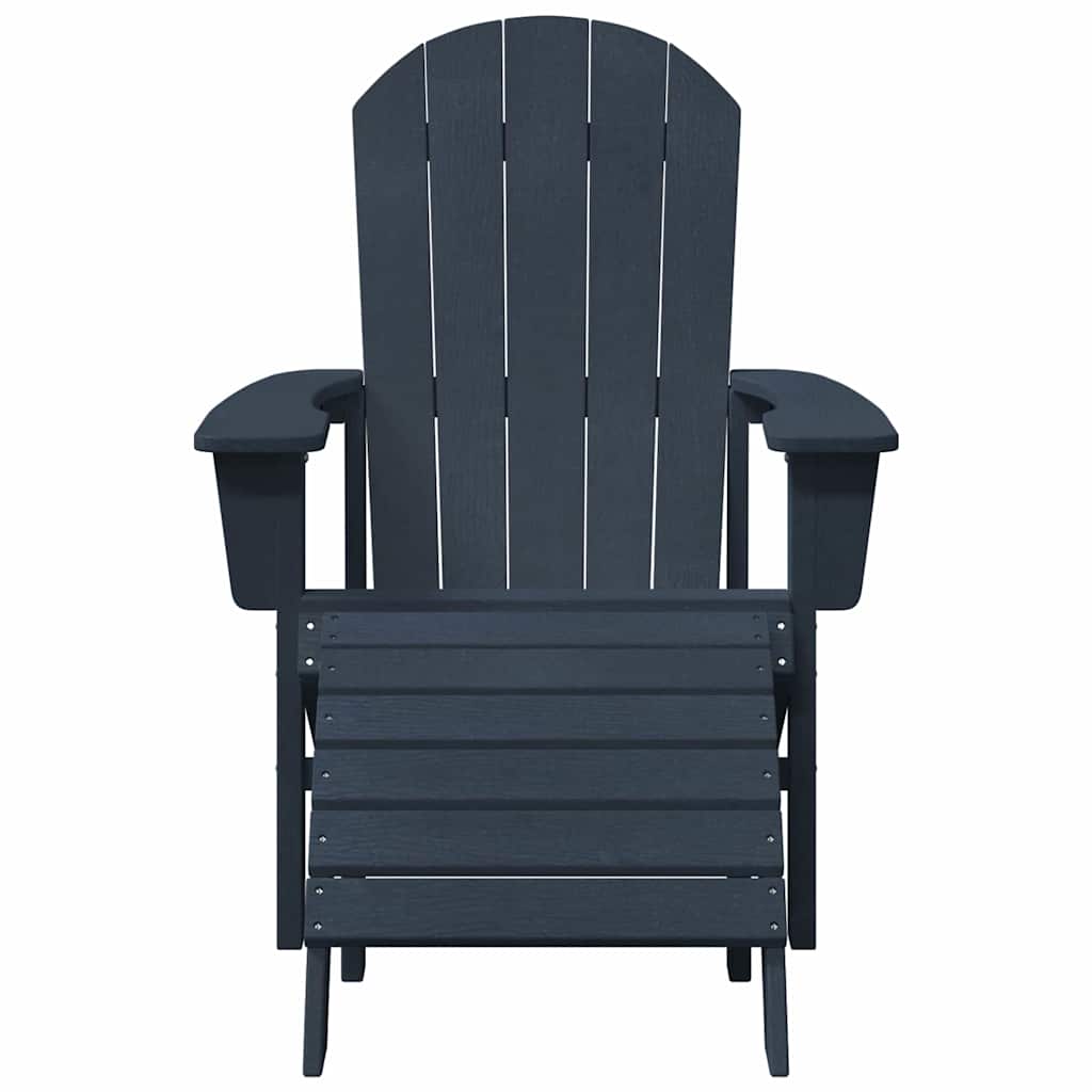 Sedia da Giardino 2 pcs Navy 83 x 74 x 92 cm Polietilene