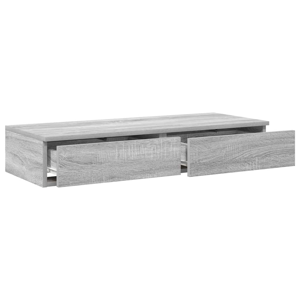 Cassetti per letto Grigio Sonoma 90 x 36,5 x 16,5 cm