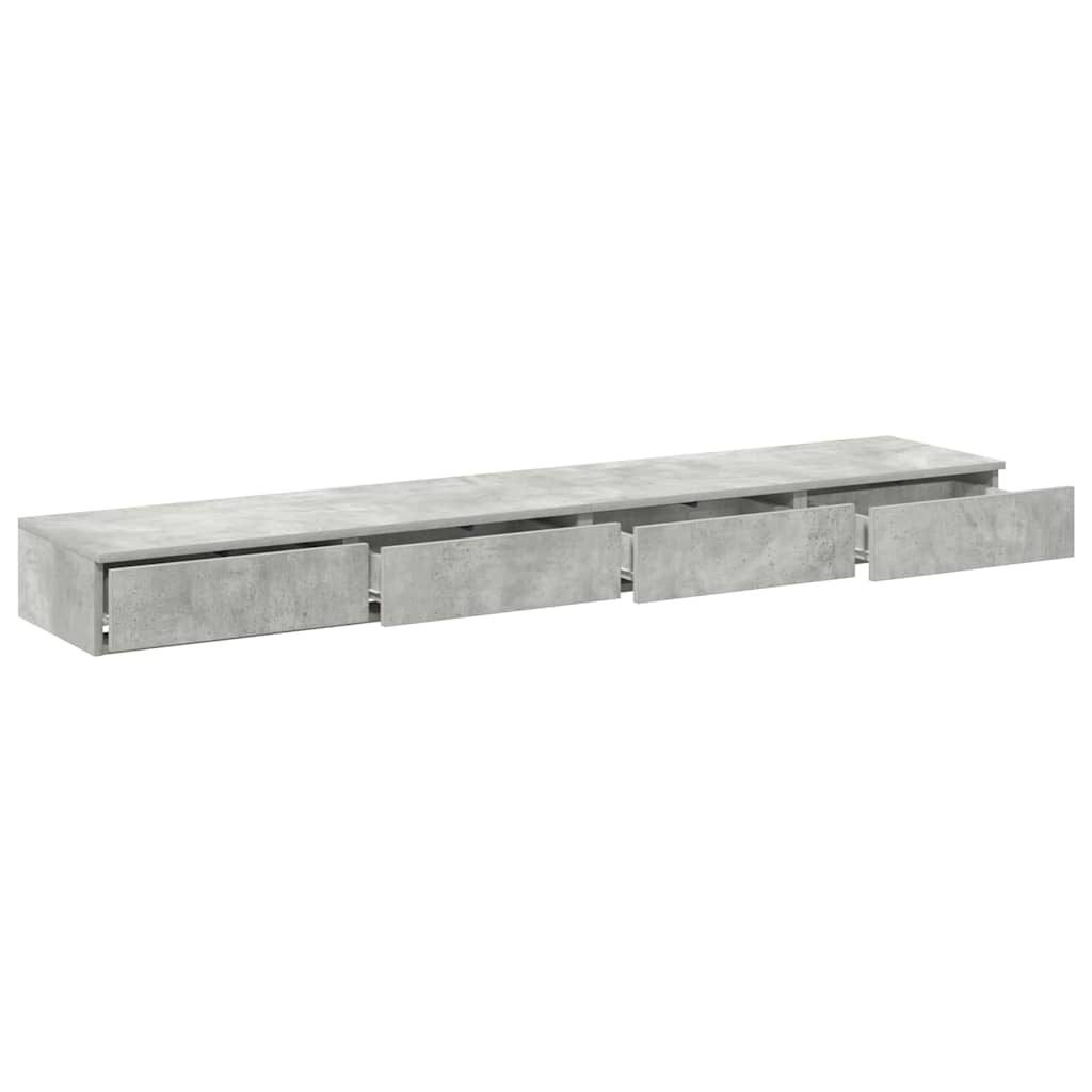 Cassetti per letto Grigio cemento 180 x 36,5 x 16,5 cm