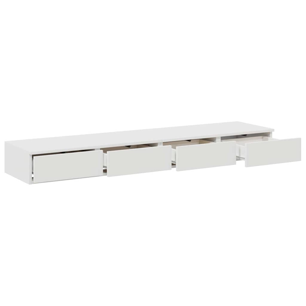 Cassetti per letto con cassetto Bianco 135 x 36,5 x 16,5 cm