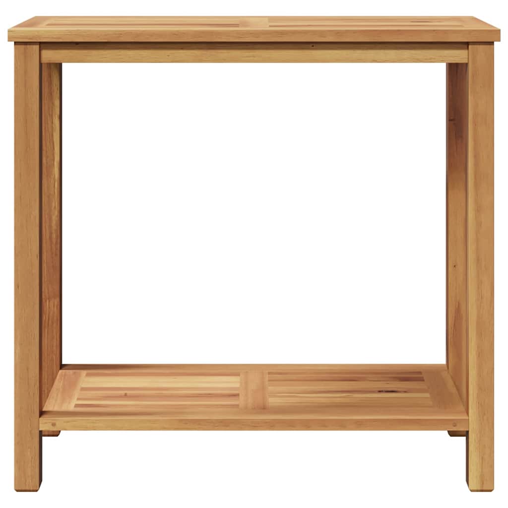 Tavolo consolle Marrone 85 x 35 x 75 cm Legno di teak solido