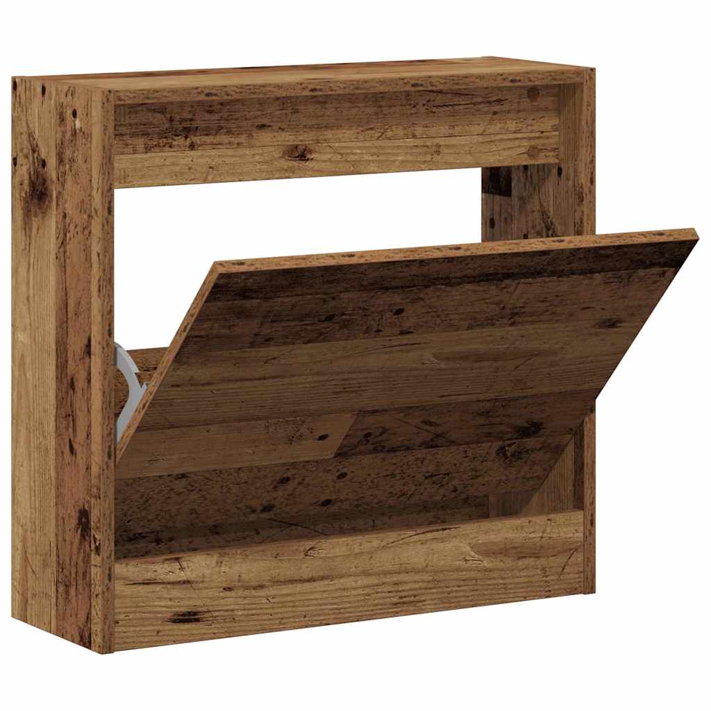 Mobile per scarpe con lo scaffale Legno vecchio 60 x 21 x 57 cm