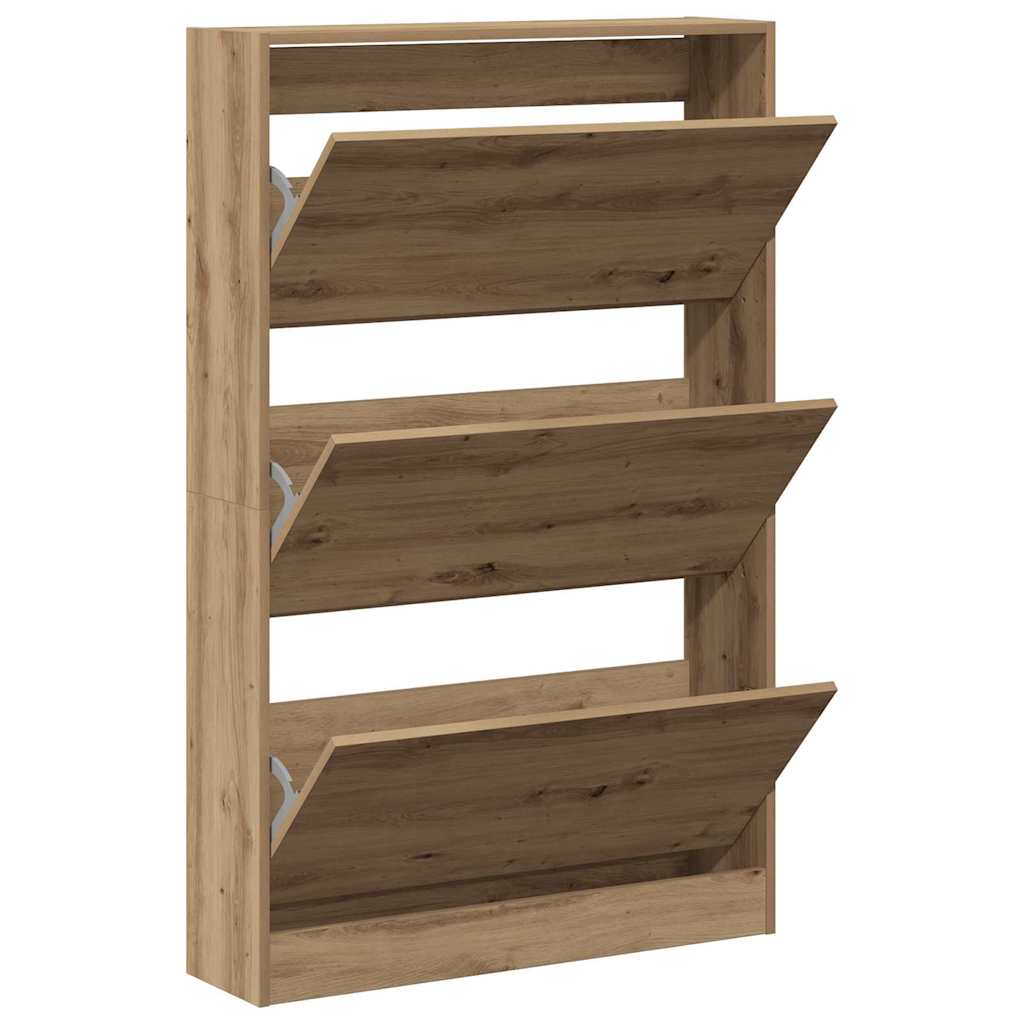 Mobile per scarpe Rovere artigianale 80 x 21 x 125,5 cm