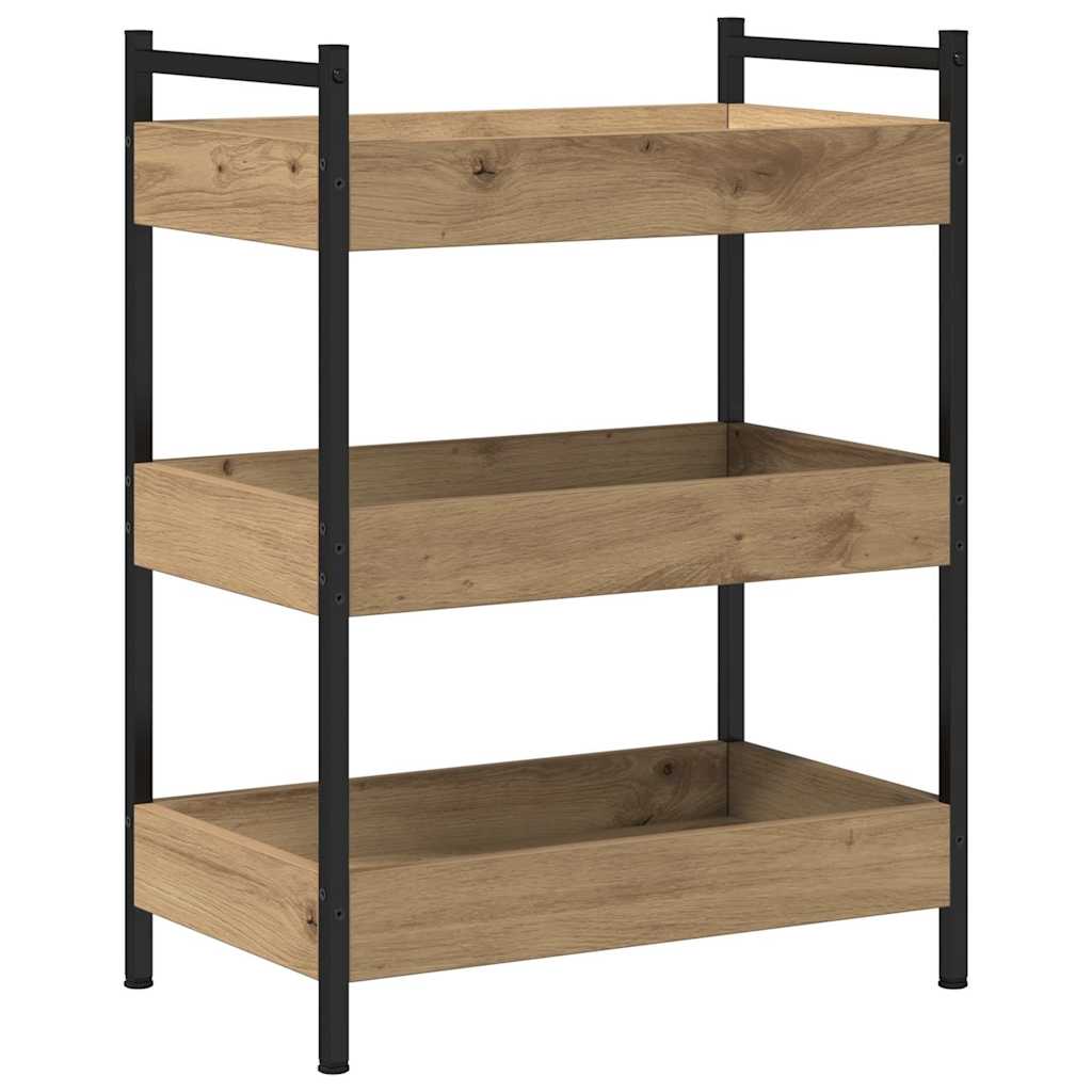 Carrello da Cucina Rovere artigianale 50 x 30 x 70 cm