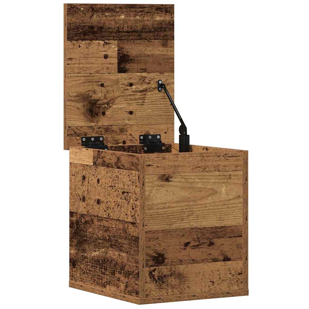 Scatola di Stoccaggio Legno vecchio 30 x 35 x 35 cm