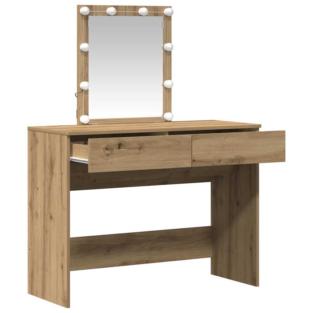 Tavolo da Trucco Rovere artigianale 100 x 40 x 130 cm