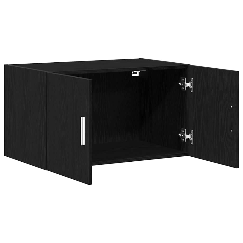 Armadietto a muro Rovere nero 70 x 42.5 x 40 cm
