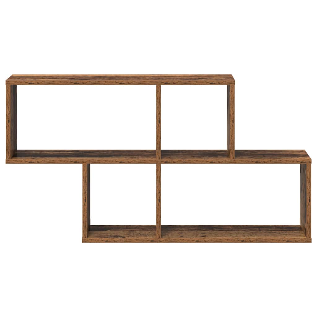 Scaffale da parete con lo scaffale Marrone Legno multistrato