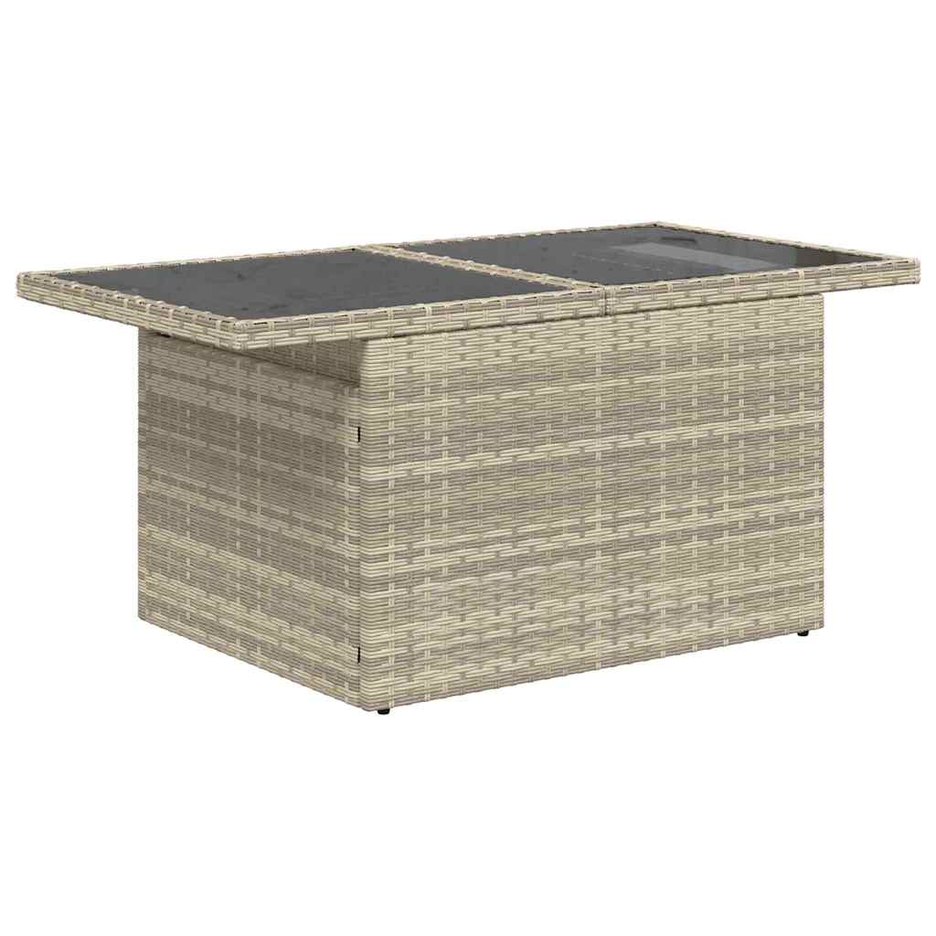 Set Divano da Giardino con archiviazione 5 pcs Luce polyrattan