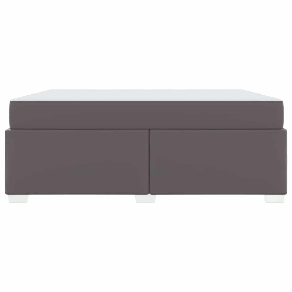 Struttura del letto con materasso Grigio 180 x 200 cm Tessuto