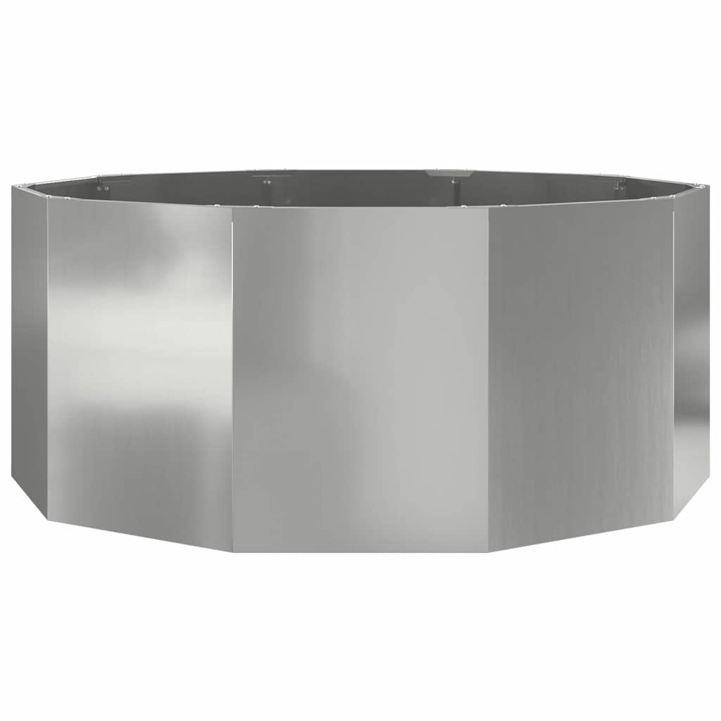 Fioriera Argento 120 x 120 x 50 cm Acciaio zincato