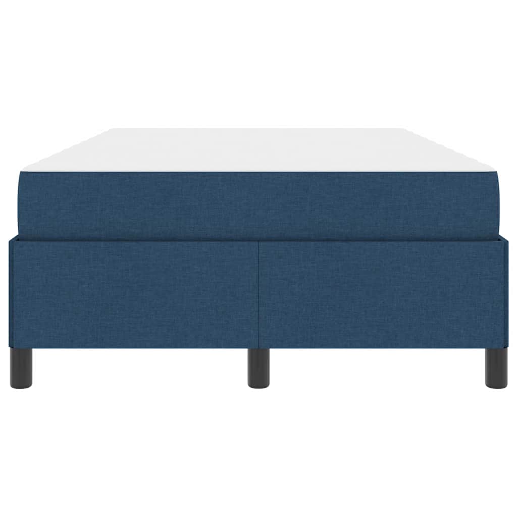 Letto a molle Blu 120 x 190 cm Tessuto
