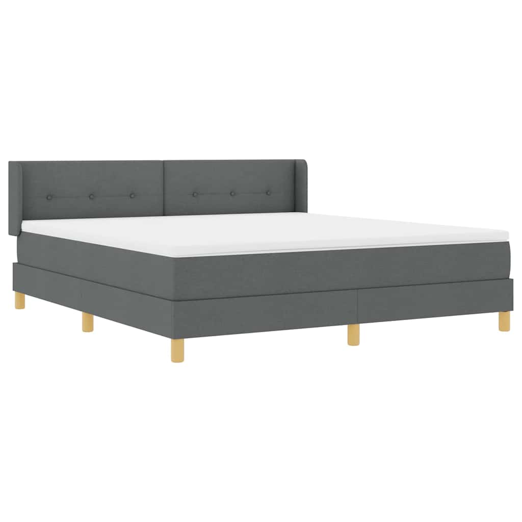 <strong>Letto a Molle< / strong> Grigio scuro 180 x 200 cm