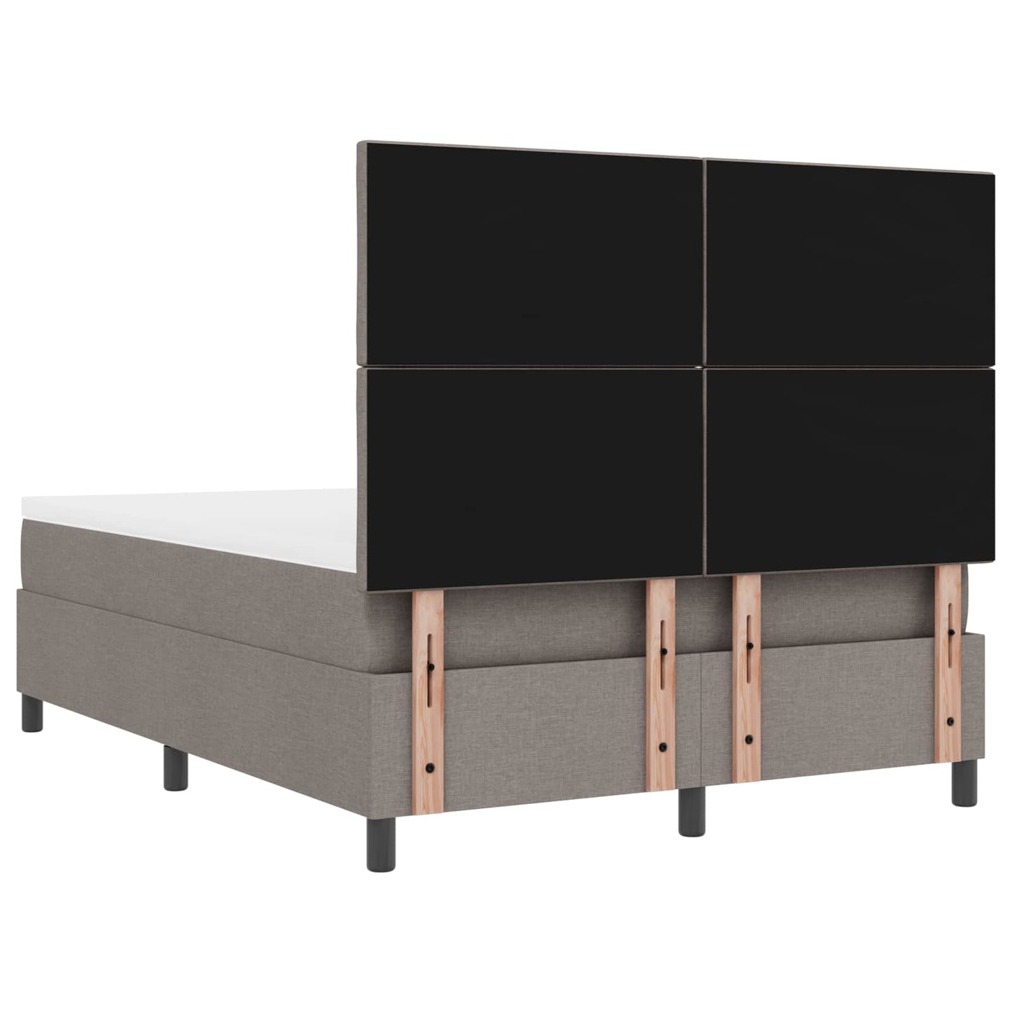 Letto a molle con materasso con led Talpa 160 x 200 cm Tessuto