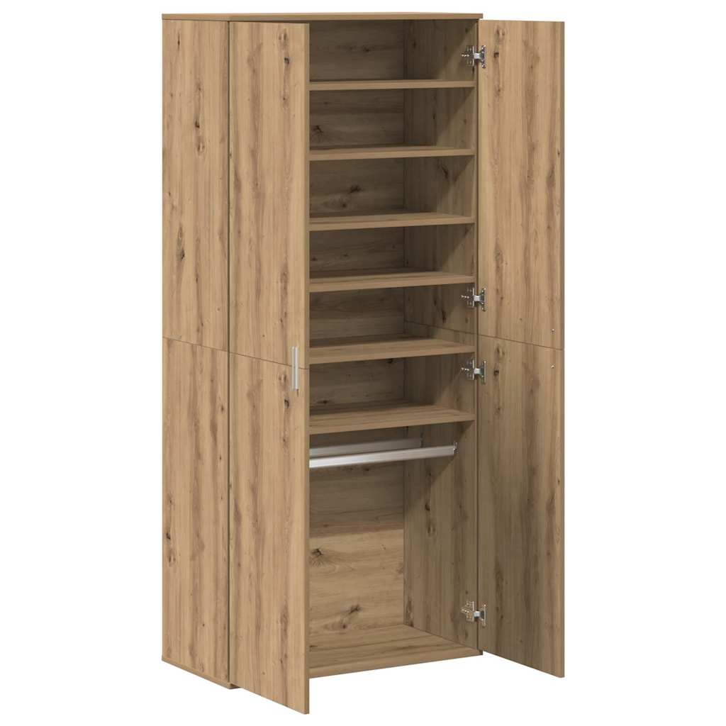 Credenza rovere artigianale 80 x 39 x 178 cm Legno multistrato