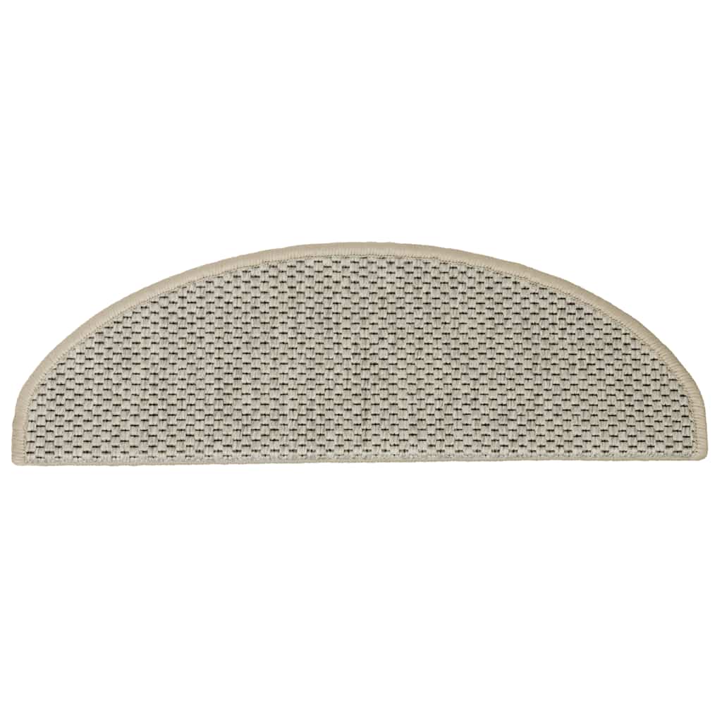 Tappeti Adesivi Scale Aspetto Sisal 30pz 65x21x4cm Verde Chiaro