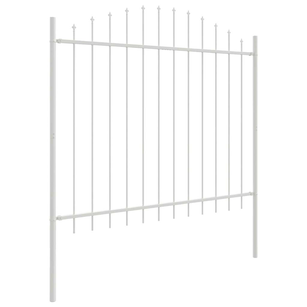 Recinzione per Giardino 7 pcs Bianco 170 x 165 cm