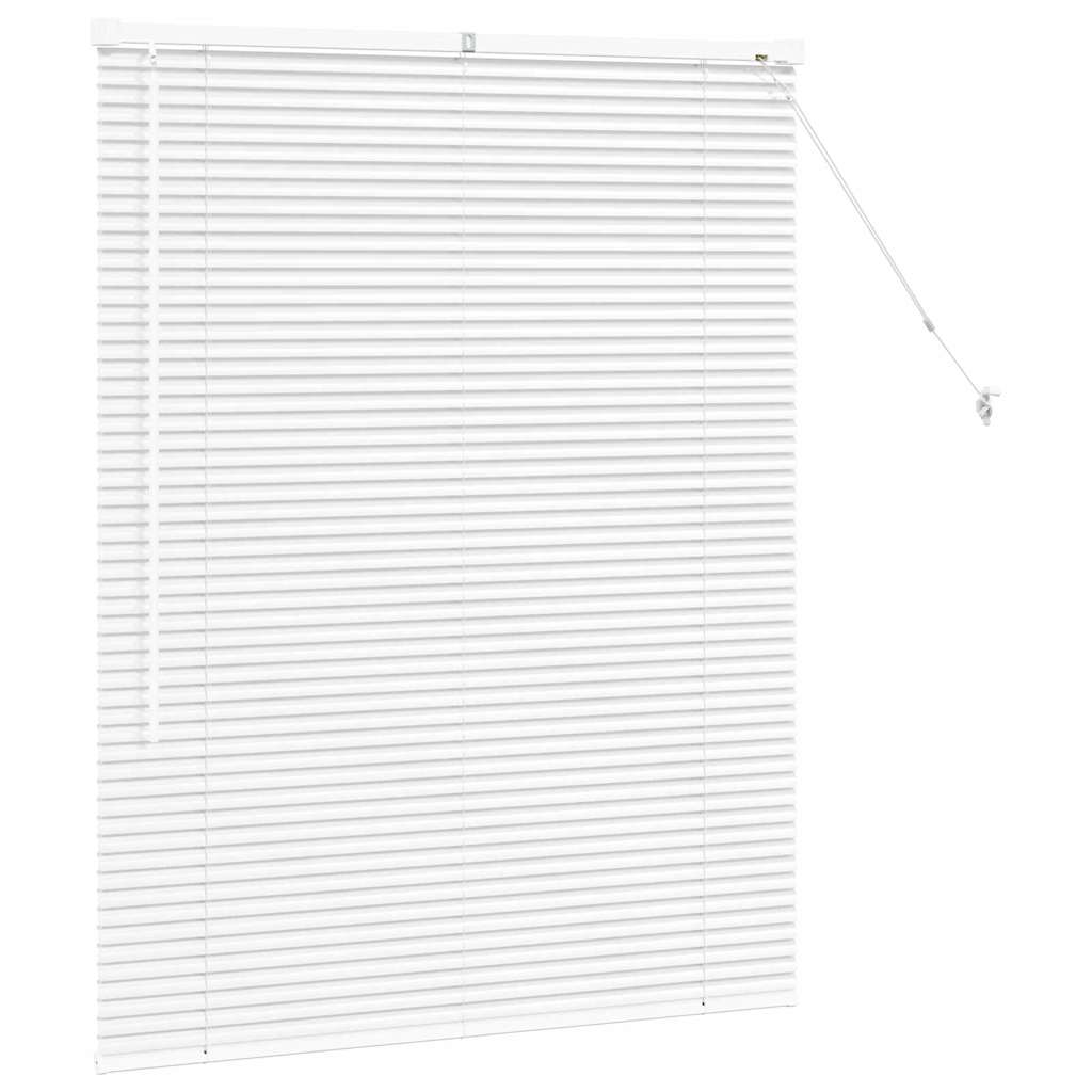 Tendaggi a veneziana Bianco 130 x 105 cm Alluminio