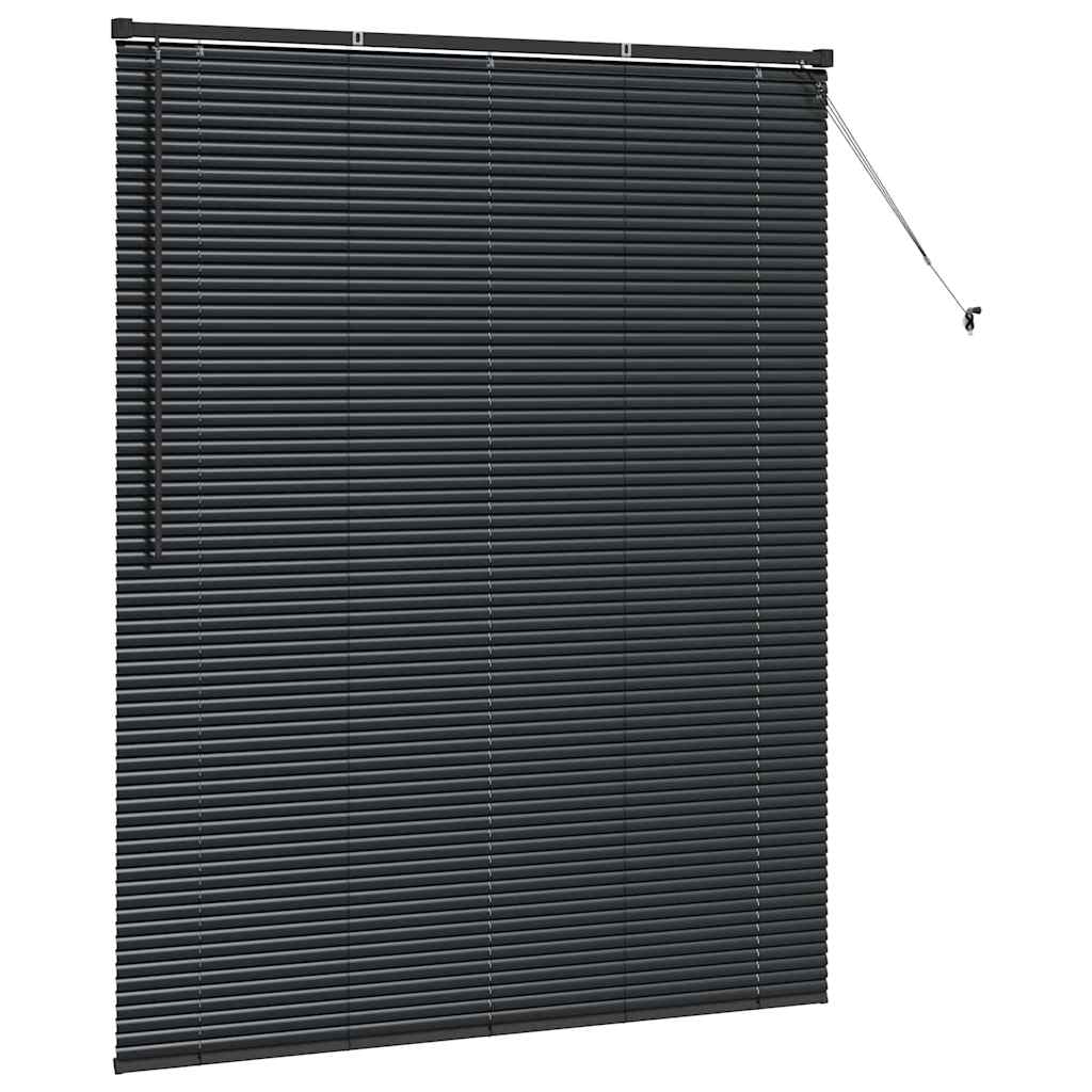 Tendaggi a veneziana Nero 175 x 145 cm Alluminio