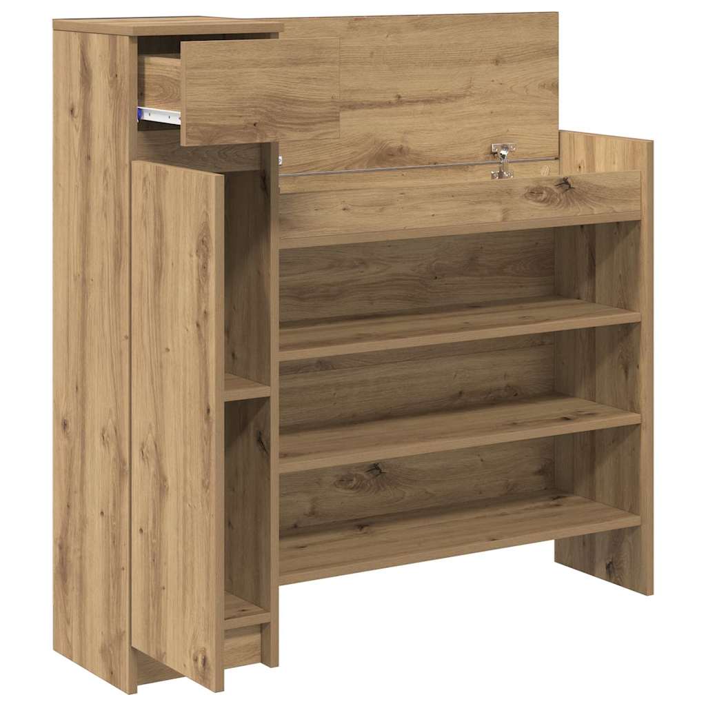 Mobile per scarpe Rovere artigianale 100,5 x 28 x 100 cm