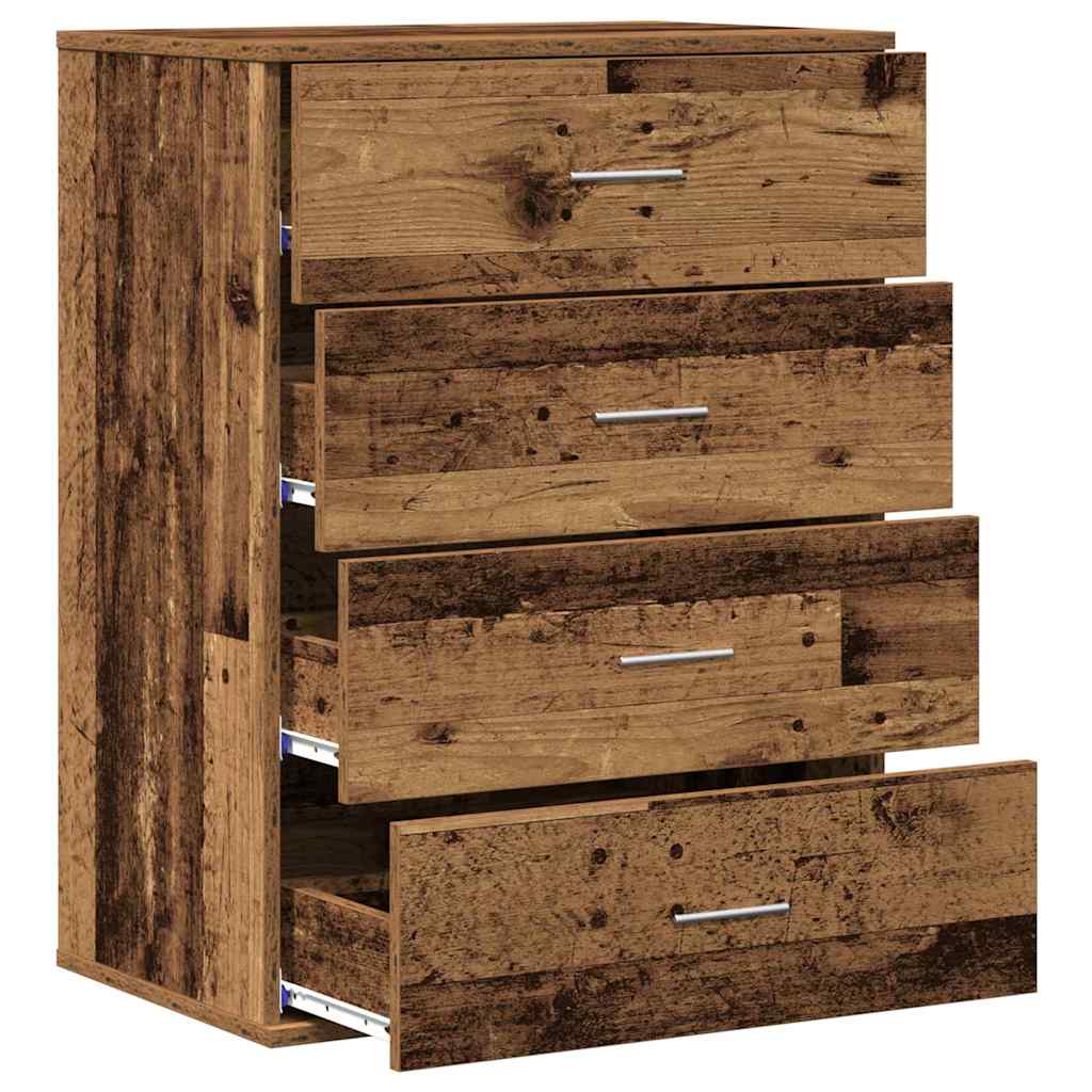 Credenza Legno vecchio 60 x 39 x 80 cm Legno multistrato